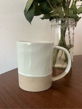 Two-Tone Ceramic Coffee Mug from Thailand
